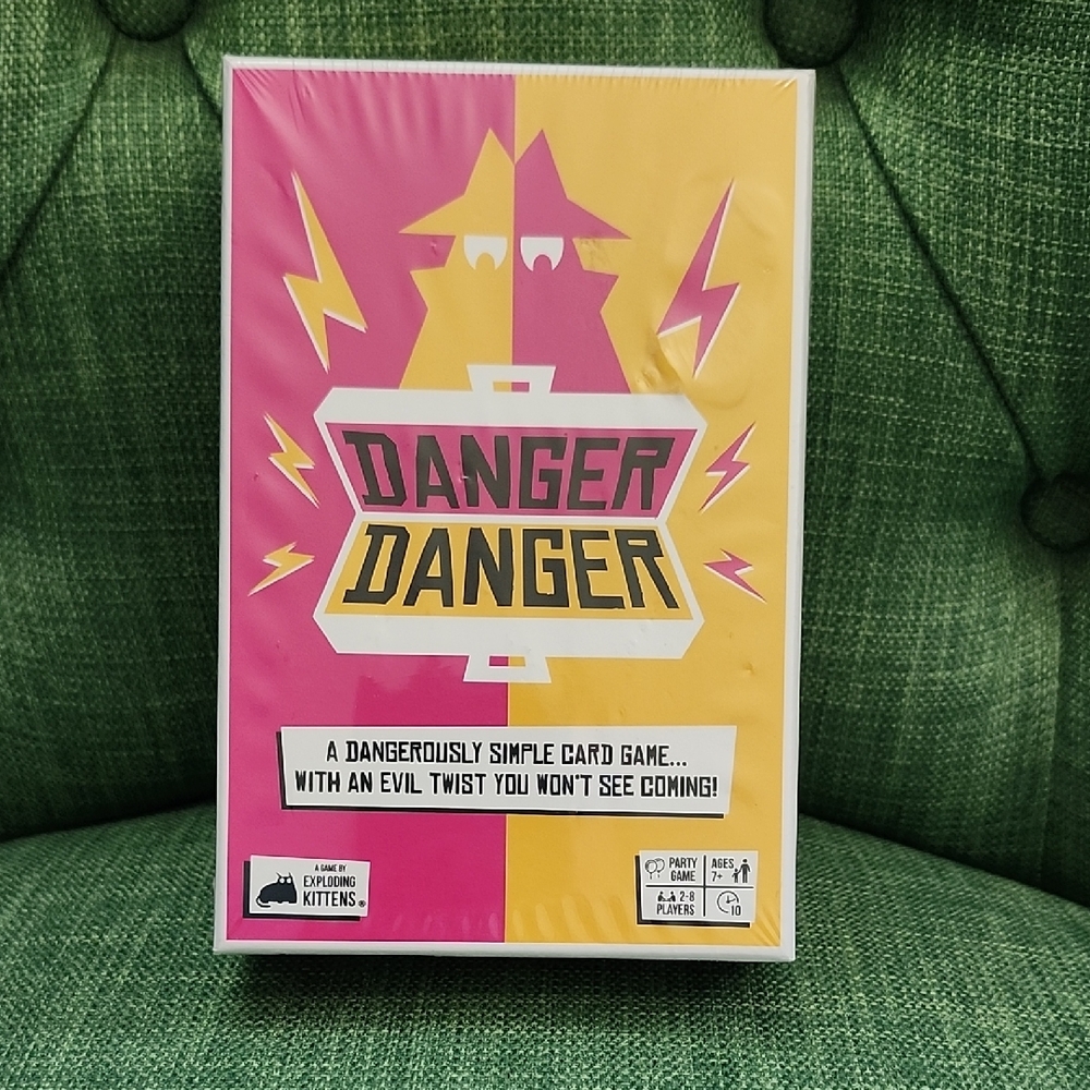 Danger Danger Card Game - Pink and Yellow